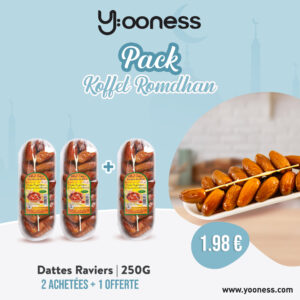Pack dattes raviers 250G