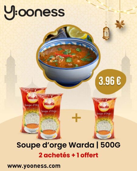 Pack soupe d'orge Warda