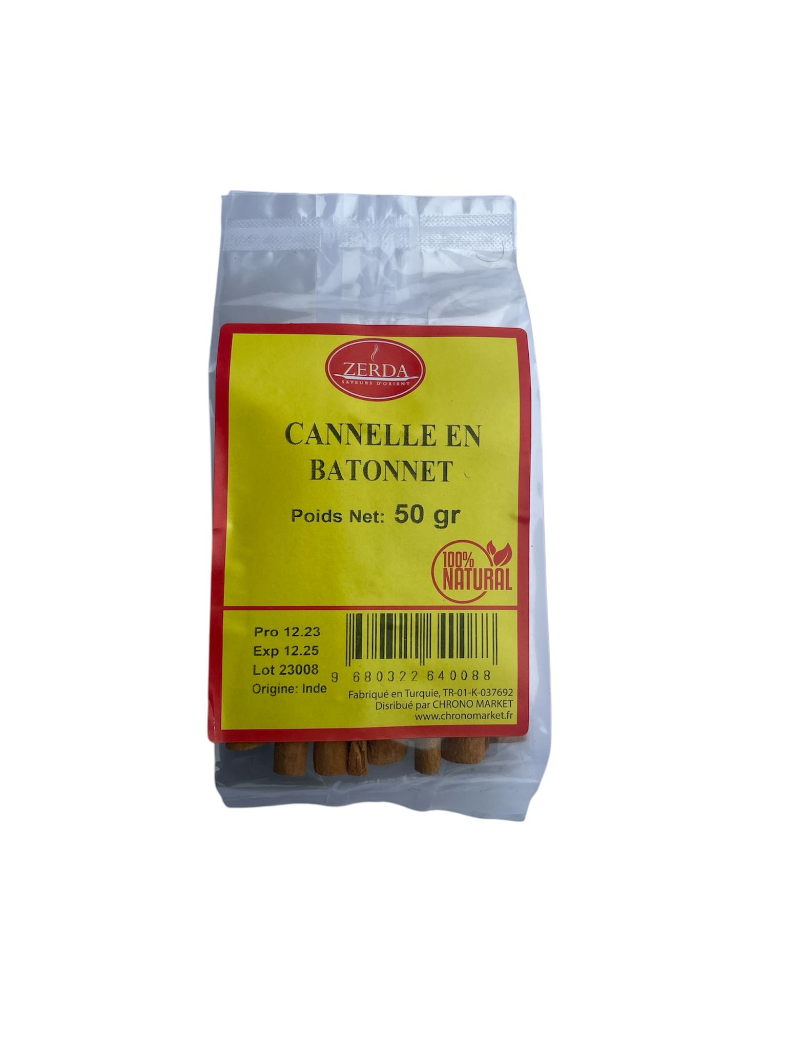 Cannelle en Batonnet 50g