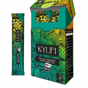 Thé vert instantané sans sucre 15 sticks Kyufi
