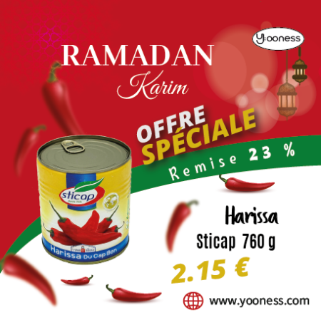 Harissa 760g Sticap - promo ramdan Yooness