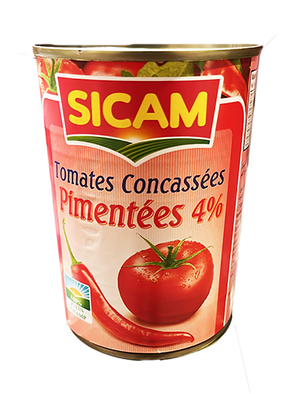 tomate pimentée 400 g sicam