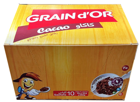 grain d'or cacao 35 g - pack de 10