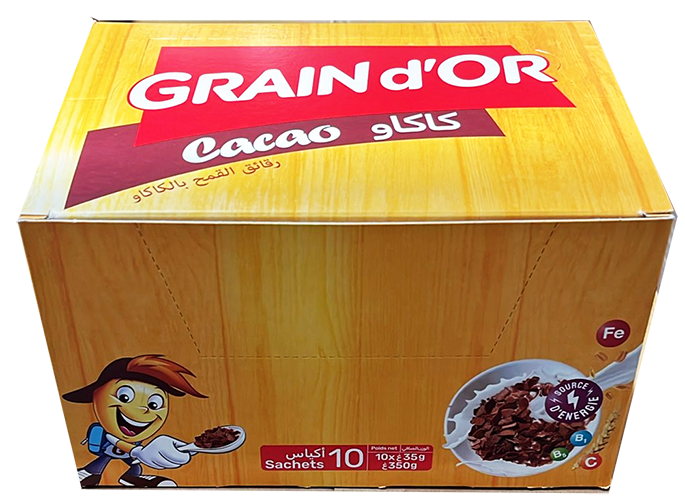 grain d'or cacao 35 g - pack de 10