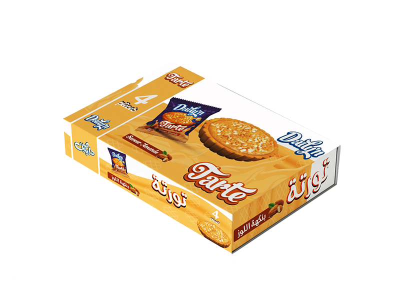 tarte amande pack de 4 - Marque daily'n