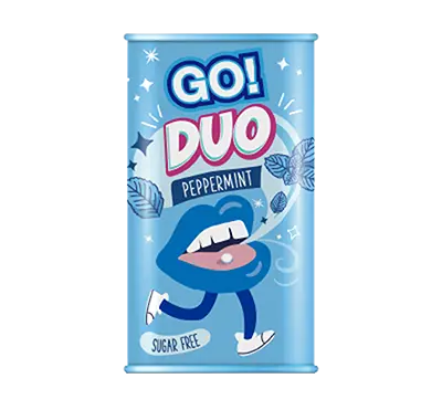 Pastilles sans sucre Go duo Spearmint