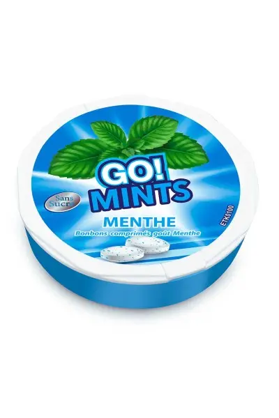 Pastilles sans sucre Go Mints