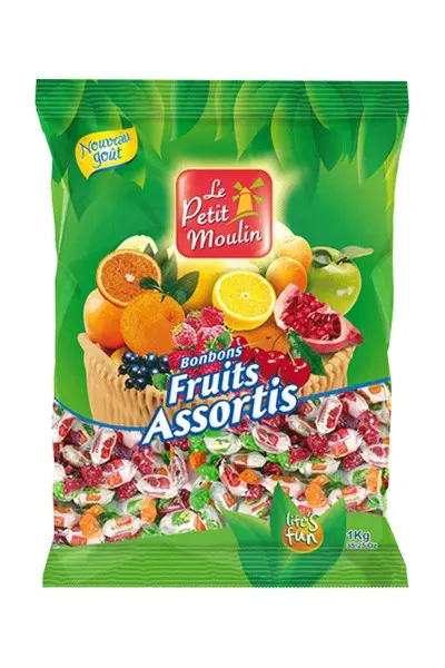 Bonbons aromatisés Le petit moulin fruité 250 g