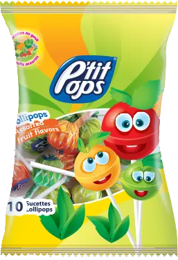Sachet sucettes p'tit pops_10 piéces
